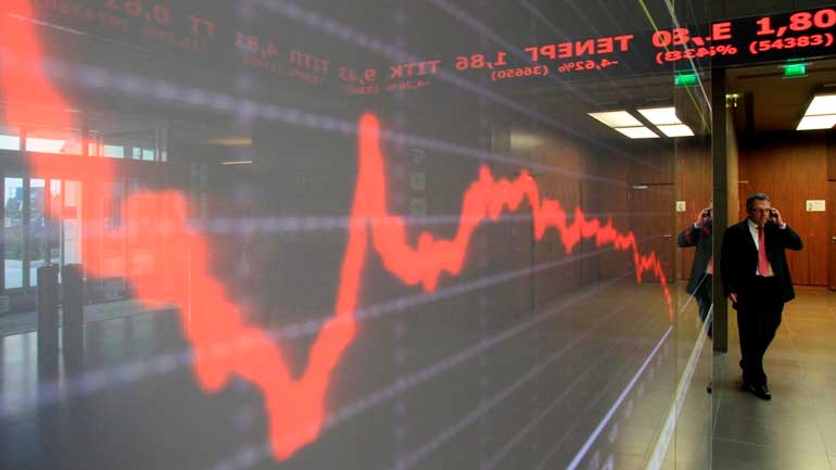 Ισχυρές πτωτικές τάσεις στο Χρηματιστήριο Αθηνών